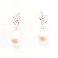 Orecchini Domar Gioielli Donna Orecchini perle argento 925 in Argento Cubic Zirconia EPB124204